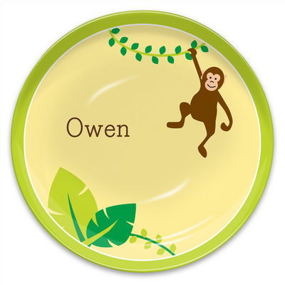 Monkey Melamine Plate